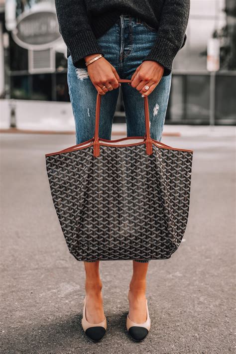 goyard saint louis street fashion|inside goyard tote.